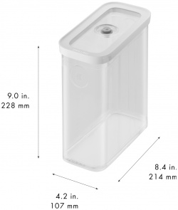 Контейнер пластиковый для вакуумного хранения 2 8 л Zwilling Cube прозрачный DMH 1025128