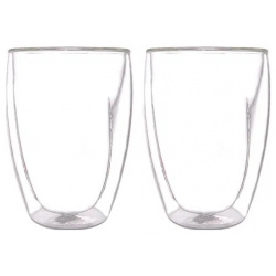 Набор стаканов с двойным стеклом 280 мл Repast Double Wall 2 предмета DMH 52618 