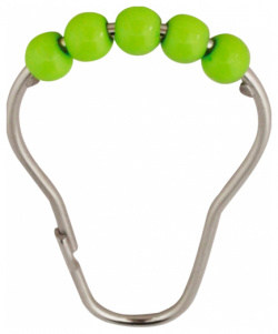 Кольца для штанги комплект 12 штук с зелёными шариками Ridder DMH 49565 