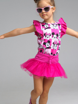 Комплект для девочки с принтом Disney: футболка  шорты PlayToday Kids