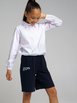 Блузка текстильная для девочки School by PlayToday 