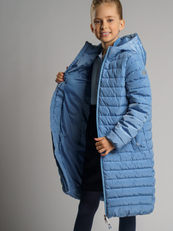 Пальто утепленное для девочки School by PlayToday 