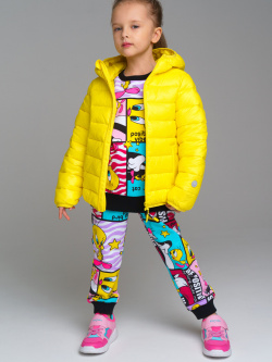 Куртка текстильная с полиуретановым покрытием для девочек PlayToday Kids 