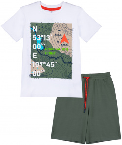 Комплект трикотажный для мальчиков: фуфайка (футболка)  шорты PlayToday Tween К