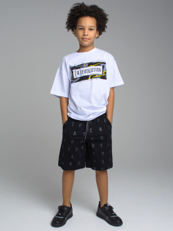 Комплект трикотажный для мальчиков: фуфайка (футболка)  шорты PlayToday Sport К