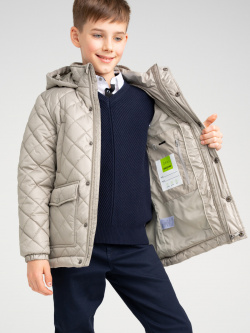 Куртка текстильная с полиуретановым покрытием для мальчиков School by PlayToday