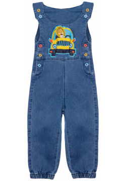 Полукомбинезон детский текстильный джинсовый для мальчиков PlayToday Newborn Baby 