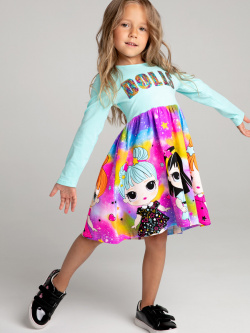 Платье трикотажное с принтом L O PlayToday Kids