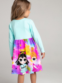 Платье трикотажное с принтом L O PlayToday Kids