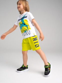 Комплект трикотажный для мальчиков: фуфайка (футболка)  шорты PlayToday Kids