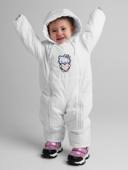 Комбинезон детский текстильный с полиуретановым покрытием для девочек PlayToday Newborn Baby