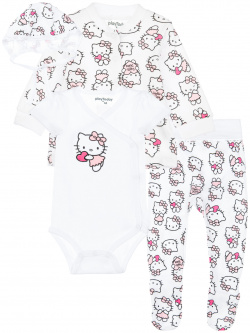 Комплект детский трикотажный для девочек: фуфайка (футболка)  брюки (легинсы) PlayToday Newborn Baby