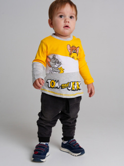Фуфайка детская трикотажная для мальчиков (футболка с длинными рукавами) PlayToday Newborn Baby