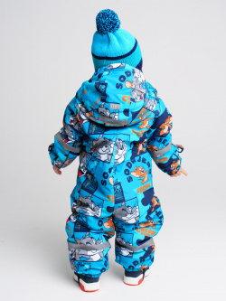 Комбинезон детский текстильный с полиуретановым покрытием для мальчиков PlayToday Newborn Baby