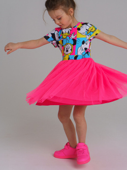 Платье Disney трикотажное для девочки PlayToday Kids с