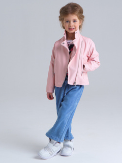 Куртка из экокожи для девочки PlayToday Kids косуха