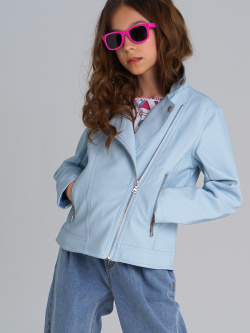 Куртка из экокожи для девочки PlayToday Tween 