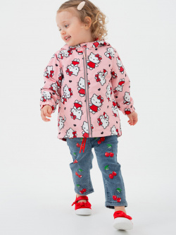 Куртка детская текстильная с полиуретановым покрытием для девочек PlayToday Baby 