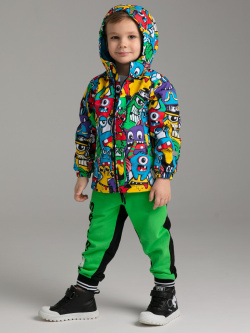Куртка текстильная с полиуретановым покрытием для мальчиков PlayToday Kids 