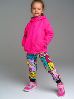 Куртка текстильная с полиуретановым покрытием для девочек (ветровка) PlayToday Kids 