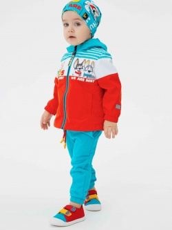 Куртка детская текстильная с полиуретановым покрытием для мальчиков (ветровка) PlayToday Baby 