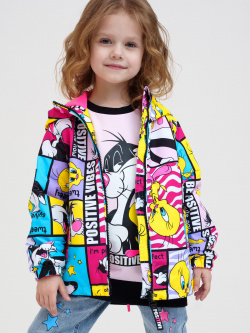 Куртка текстильная с полиуретановым покрытием для девочек (ветровка) PlayToday Kids