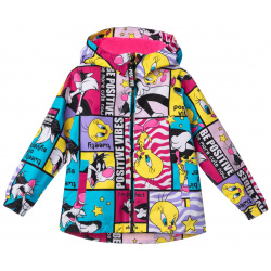 Куртка текстильная с полиуретановым покрытием для девочек (ветровка) PlayToday Kids