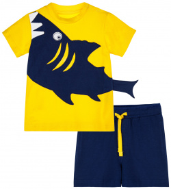 Комплект детский трикотажный для мальчиков: фуфайка (футболка)  шорты PlayToday Newborn Baby