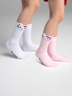 Носки трикотажные для девочек  2 пары в комплекте PlayToday Kids