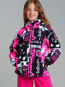 Куртка текстильная с полиуретановым покрытием для девочек (ветровка) PlayToday Tween 