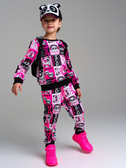 Комплект трикотажный для девочек: толстовка  брюки PlayToday Kids Комплект: