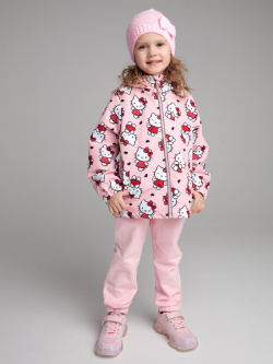 Куртка текстильная с полиуретановым покрытием для девочек (ветровка) PlayToday Kids 