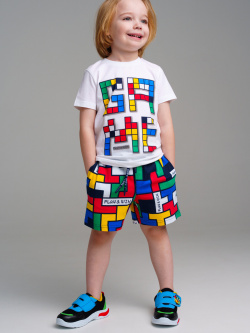 Комплект трикотажный для мальчиков: фуфайка (футболка)  шорты PlayToday Kids К