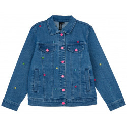 Куртка текстильная джинсовая для девочек PlayToday Tween