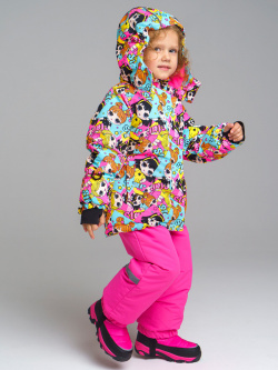 Зимняя куртка из мембранной ткани для девочки PlayToday Kids 