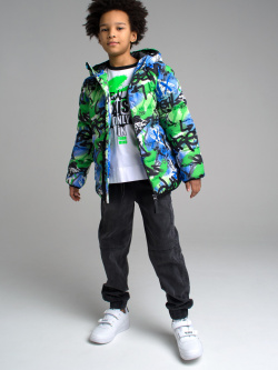 Куртка текстильная с полиуретановым покрытием для мальчиков PlayToday Tween К