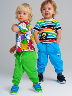 Брюки детские трикотажные для мальчиков  2 пары в комплекте PlayToday Newborn Baby