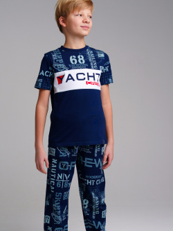 Комплект трикотажный для мальчиков: фуфайка (футболка)  брюки PlayToday Tween