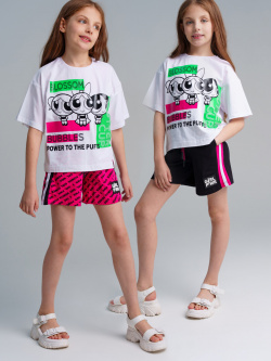 Шорты трикотажные для девочек  2 шт в комплекте PlayToday Tween Комплект шорт из