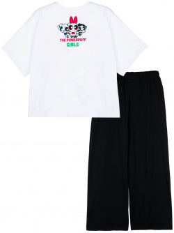 Комплект трикотажный для девочек: фуфайка (футболка)  брюки PlayToday Tween