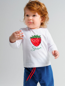 Фуфайка детская трикотажная для девочек (футболка с длинными рукавами) PlayToday Newborn Baby 