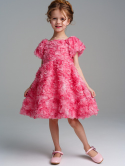 Платье текстильное для девочек PlayToday Kids нарядное из поплина