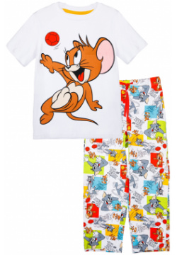 Комплект трикотажный для мальчиков: фуфайка (футболка)  брюки PlayToday Kids
