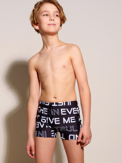 Плавки шорты трикотажные для мальчиков  средней длины PlayToday Tween
