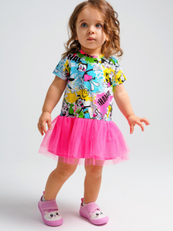 Платье детское трикотажное для девочек PlayToday Newborn Baby 