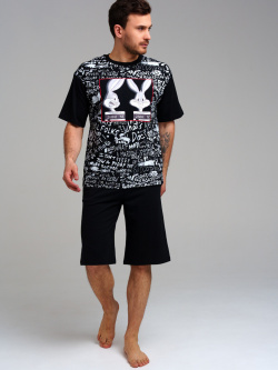 Комплект трикотажный для мужчин: фуфайка (футболка)  шорты PlayToday Adults