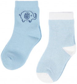 Носки детские трикотажные для мальчиков  2 пары в комплекте PlayToday Newborn Baby