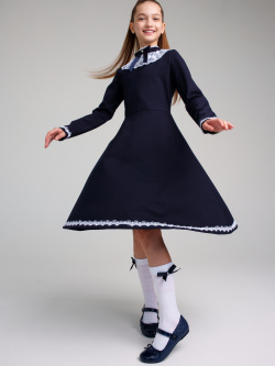 Платье трикотажное для девочек School by PlayToday 