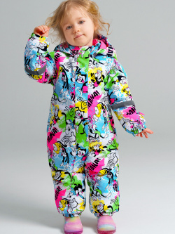 Комбинезон детский текстильный с полиуретановым покрытием для девочек PlayToday Newborn Baby 