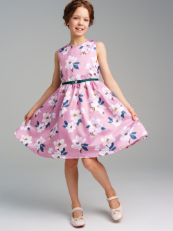 Платье текстильное для девочек PlayToday Tween Нарядное  Верх из сатина